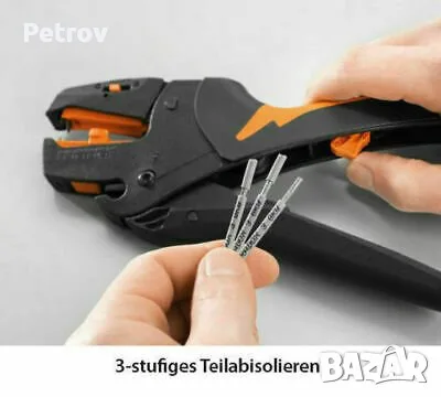 Weidmüller Stripax 0,08 - 10 mm² - MADE IN GERMANY -!! Нов Внос !!- ЧИСТО НОВИ изолир. кабелни клещи, снимка 6 - Клещи - 56216019