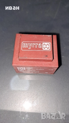 трансформатор 12v/400ma, 5va.