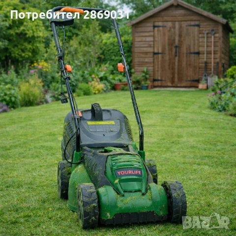 Лека и мощна електрическа косачка, подходяща за поддръжка на малки и средни тревни площи. С мощност , снимка 2 - Други - 53938565