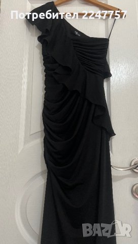 Официална дълга рокля с едно рамо, снимка 2 - Рокли - 40668408