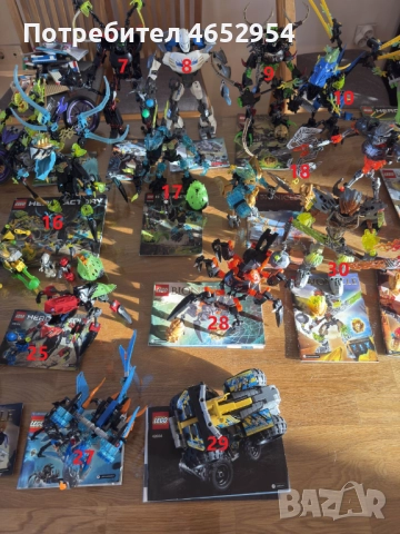 Огромна Лего Колекция, конструктури LEGO Hero Factory, Bionicle, City, NINJAGO, снимка 4 - Конструктори - 52434802