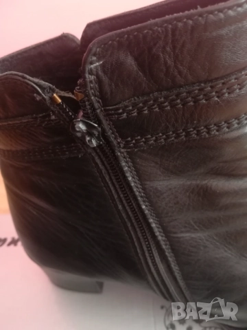 италиански боти от естествена кожа номер 39, снимка 3 - Дамски боти - 52488118