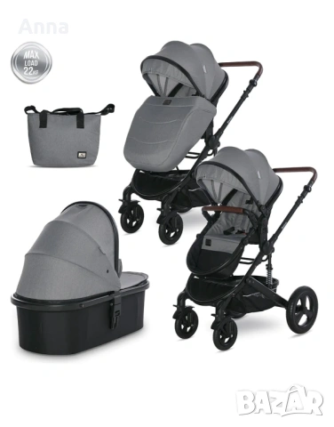 LORELLI Premium Комбинирана количка 2в1 BOSTON DOLPHIN GREY