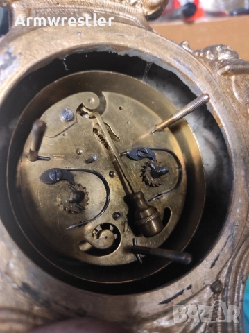 Стар Механичен Часовник с Махало, снимка 7 - Антикварни и старинни предмети - 52108382