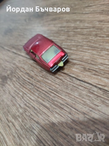 Бордо-Металик Стара метална количка Citroen S.M. Matchbox made in Bulgaria, снимка 5 - Колекции - 53167426