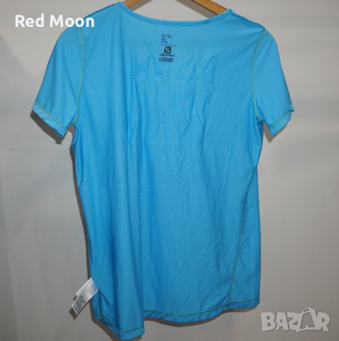 Дамска Спортна Тениска Salomon Born To Sweat Размер L, снимка 13 - Тениски - 42193508