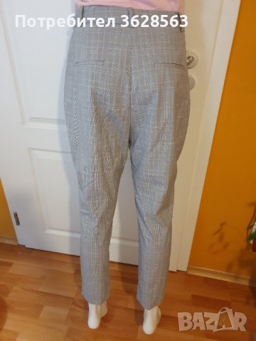 Дамски кариран панталон ZARA, снимка 2 - Панталони - 42882935