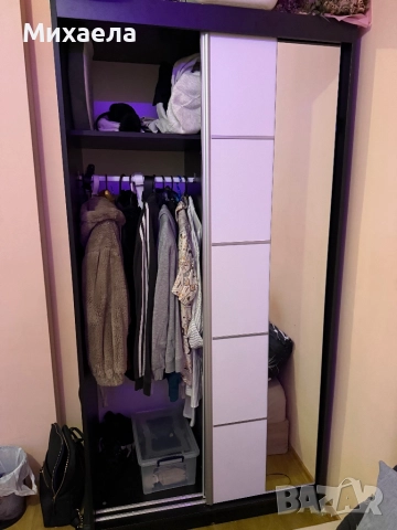 Гардероб с плъзгащи врати garderob s pluzgashti vrati, снимка 2 - Гардероби - 52617109