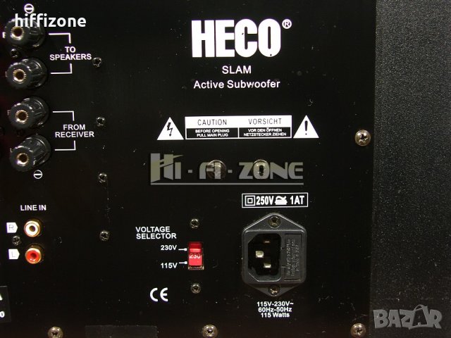  Субуфер Heco sub slam 12a , снимка 9 - Тонколони - 33721018