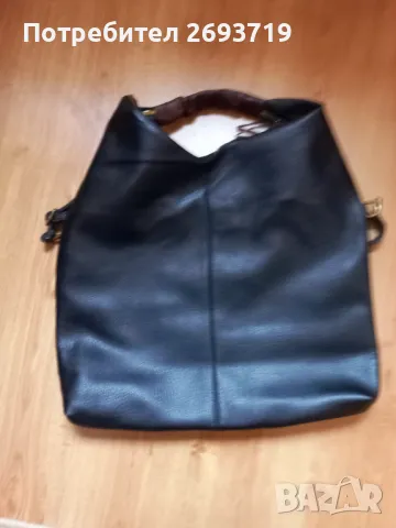 Черна голяма чанта Franceska Rossi 👜, снимка 2 - Чанти - 48649225