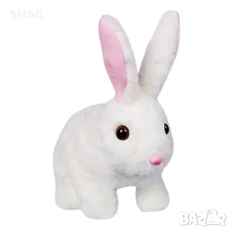 Бяло зайче с движение и звук S_1240101