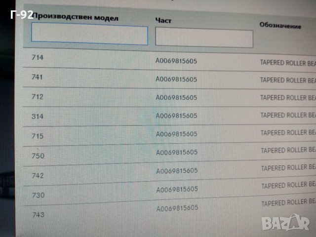 A0069815605=A0149811605,*NEU* MERCEDES-BENZ* ЛАГЕР ЗА СКОРОСТНА КУТИЯ, снимка 4 - Части - 31973771