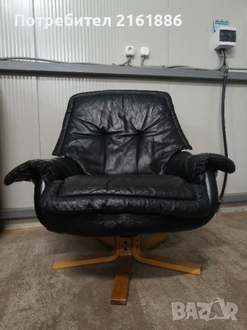 3862 Кресло от естествена кожа , снимка 3 - Дивани и мека мебел - 51317642