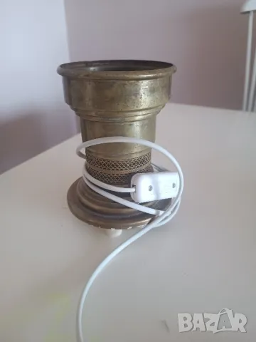 Медна нощна лампа, снимка 6 - Настолни лампи - 50045386