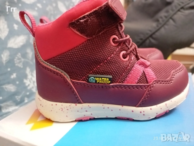 Детски зимни ботуши за момиче Lotto 22 номер, снимка 7 - Детски маратонки - 52882686