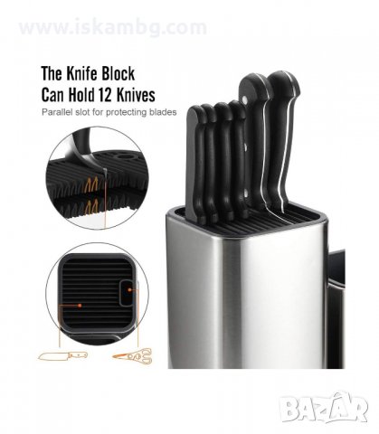 КОМБИНИРАНА ПОСТАВКА ЗА НОЖОВЕ И КУХНЕНСКИ ПРИБОРИ - код 2817, снимка 3 - Други - 33916953