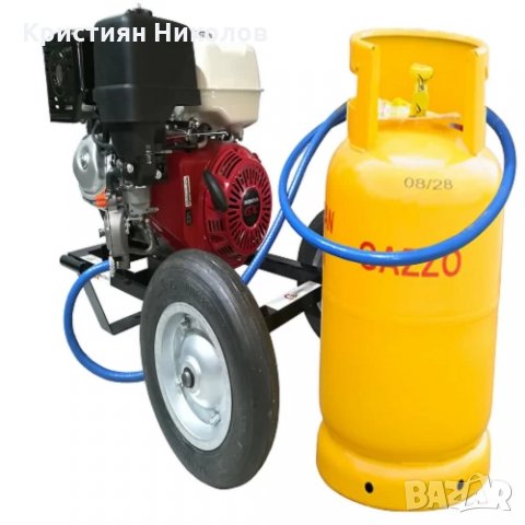 Професионална моторна помпа за вода на газ (LPG) двигател HONDA, снимка 2 - Водни помпи - 35221687