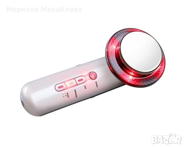 Ултразвуков масажор за лице и тяло с LED микроелектрически EMS масаж., снимка 3 - Други - 52402118
