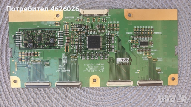 T-CON BOARD /ТИКОНИ/ -1.1SHARP /CPWBK,RUNTK/DUNTK/-5246TP// LC37WU/LC42WU/LC47WU-6870C-0202B/V400H1/, снимка 9 - Части и Платки - 53289359