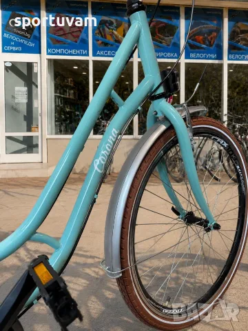 Градски велосипед Leader Madeira 26 Mint Blue Shimano 7 скорости, снимка 4 - Велосипеди - 55802889