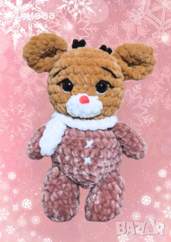 Коледно еленче – пухкав зимен приятел