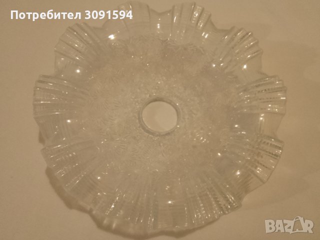 френско стъкло за лампа полюлей 1900г, снимка 15 - Антикварни и старинни предмети - 40825491