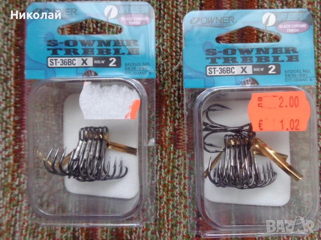 Тройни куки,воблер,блесни,силикони,джиг глави и др., снимка 3 - Такъми - 52502795