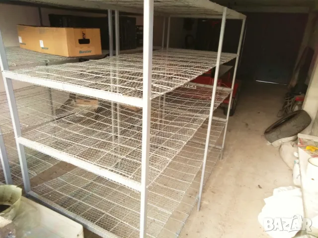 Намаление само три дни!!! Рафтове метални за сушене 2/1/1,75 м