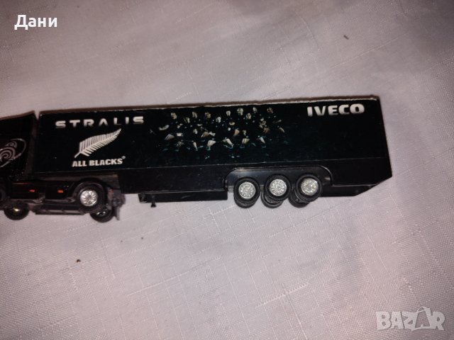 Камион - FIAT IVECO STRALIS "All Blacks" - 1/43 Eligor -- 1992 г, снимка 4 - Колекции - 37880876