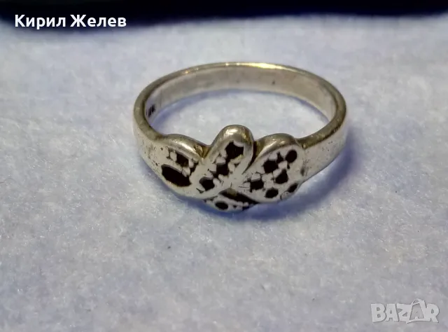 СТАР СССР СРЕБЪРЕН ПРЪСТЕН СРЕБРО 925 с ПЕЧАТ Б925 СЪРП и ЧУК в ПЕТОЛЪЧКА с ГНЕЗДА За КАМЪЧЕТА 50102, снимка 9 - Антикварни и старинни предмети - 50136093