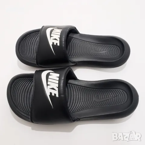 NIKE Victori One Slide CN9675 Оригинални Кожени Чехли Джапанки 41.5-42 26.5см, снимка 6 - Джапанки - 48365297