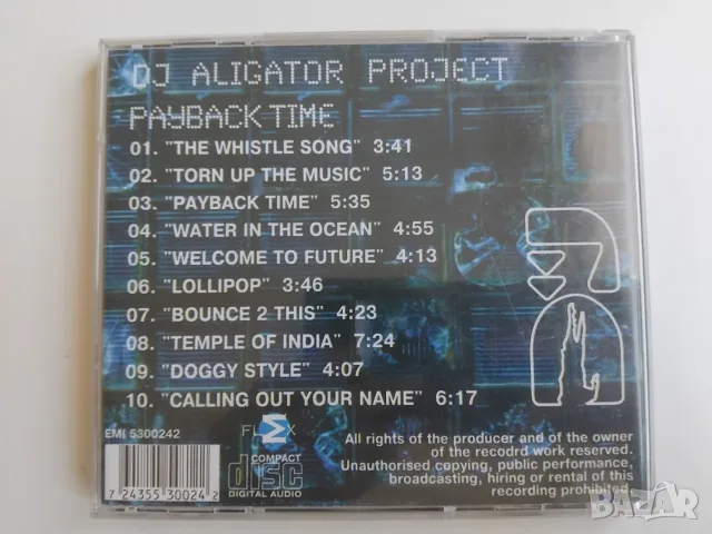 DJ Aligator Project – Payback Time - матричен диск музика, снимка 2 - CD дискове - 56451491