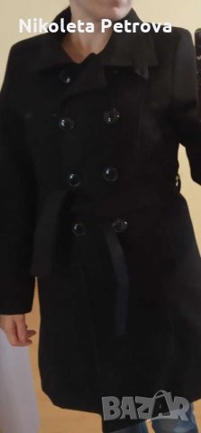 Черно палто, снимка 3 - Палта, манта - 30681692