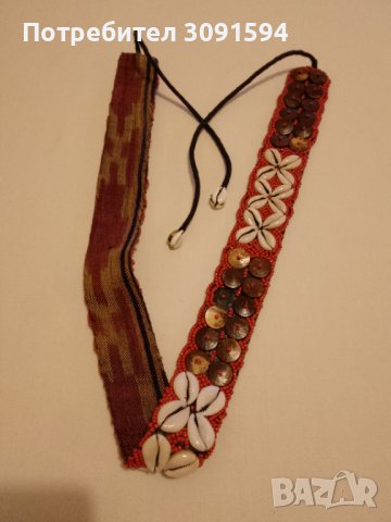  колан с черупки, дърво моден аксесоар от Тибет, снимка 7 - Други ценни предмети - 42807207