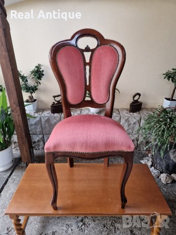 Страхотен много красив антикварен английски стол за антре , снимка 2 - Антикварни и старинни предмети - 42612580