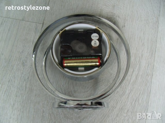 № 4431 стар настолен часовник  next   - кварцов механизъм  - работещ  - метална рамка , снимка 6 - Други - 29743909