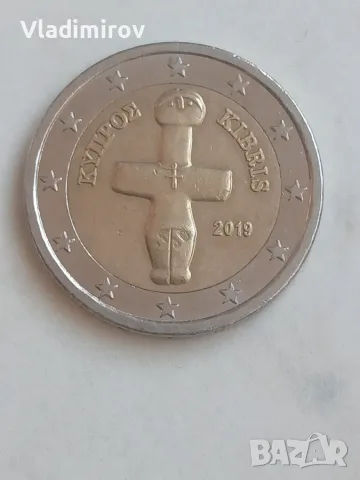 2 евро Кипър 2019г