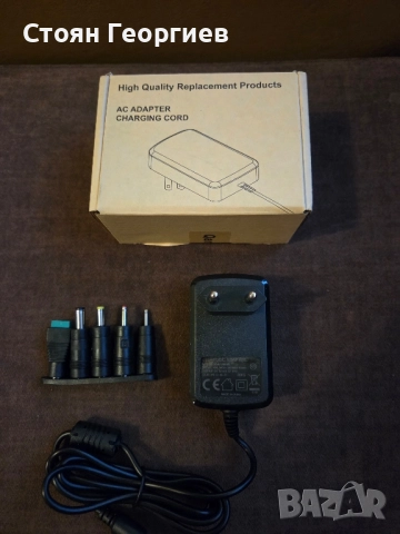 100V-240V към 24V 1A ACDC импулсен захранващ адаптер с 5 избираеми адаптерни щепсела