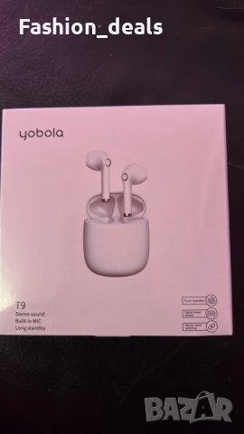 Нови Безжични слушалки Спортни с кутия за зареждане Earbuds за музика Розови, снимка 2 - Bluetooth слушалки - 40036822
