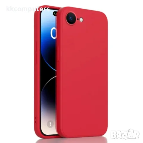 iPhone 16e Силиконов кейс bSmart Silicone Soft Cover и Протектор