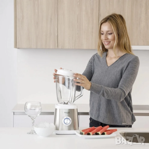 Блендер Taurus Optima Pure – 1500W мощност, 1,5L стъклена кана и ледосекач, снимка 4 - Друга електроника - 51895402