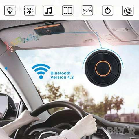 Bluetooth Handsfree система за кола със вграден mp3 плеър!, снимка 2 - Аксесоари и консумативи - 12858637