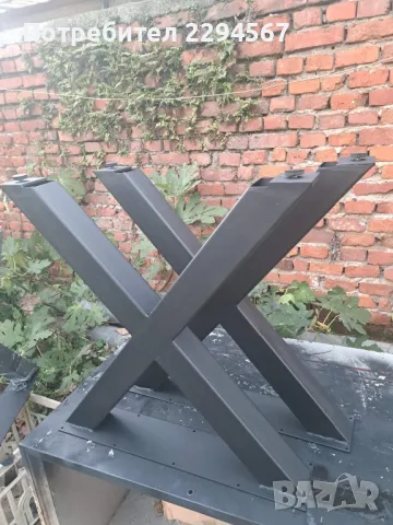 Метални крака за трапезна и холна маса, снимка 2 - Маси - 48409223