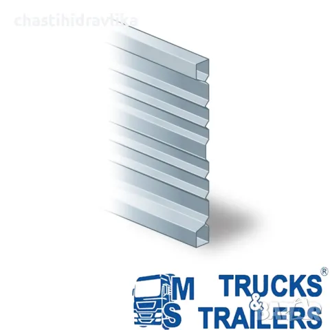 Метален капак за каросерия - 3000 Х 400 Х 1,5