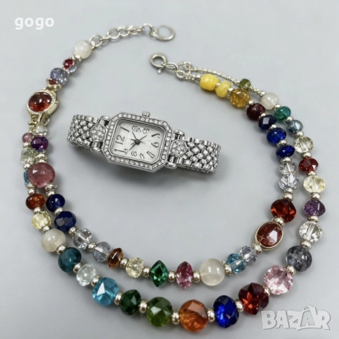 елегантен часовник , снимка 2 - Бижутерийни комплекти - 52633141