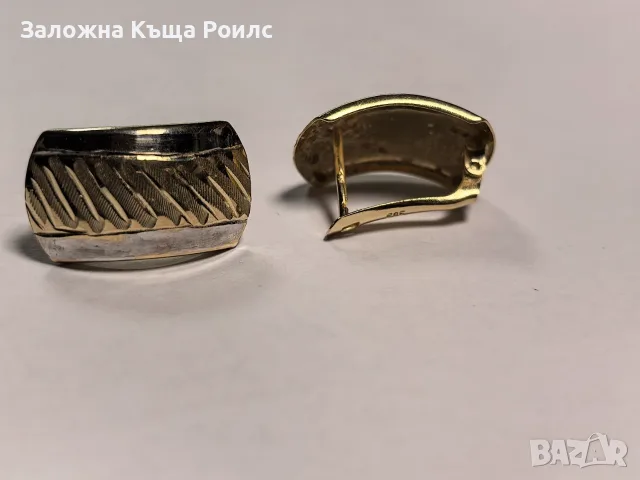 Дамски златни обеци 14К 585, 2.40 гр., снимка 2 - Обеци - 56239666