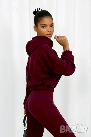 Дамски комплект от суитшърт и панталон Melissa, 4цвята , снимка 4 - Комплекти - 51991575