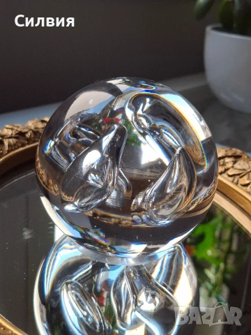 Кристална сфера, снимка 4 - Декорация за дома - 53093657