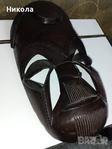 Абаносова голяма маска, снимка 5 - Декорация за дома - 51649427