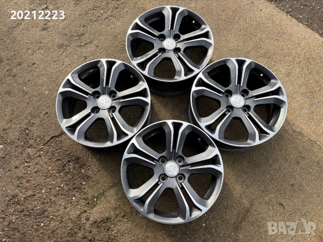 4 броя алуминиеви джанти за Peugeot 208,2008 16, снимка 5 - Гуми и джанти - 52720325